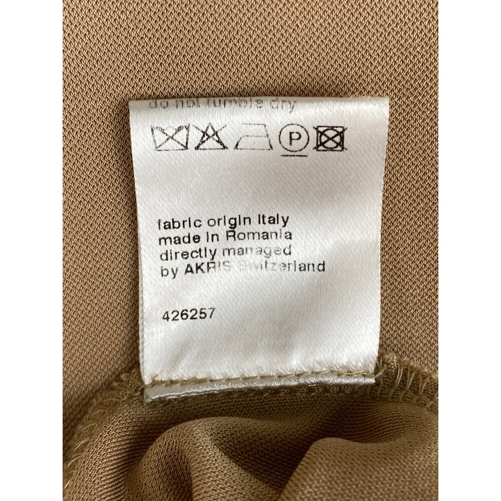 Akris Stretch Knit Midi Slip Dress Beige Size 8 - Picture 11 of 13